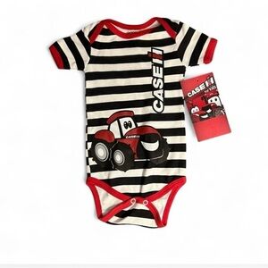 Case IH Striped Baby Onesie - 6 months